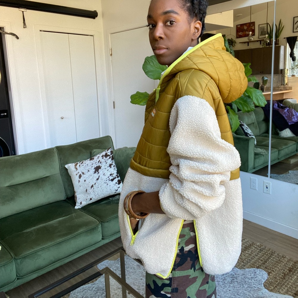 MOTHER | The Sher-Puff Zip Pullover